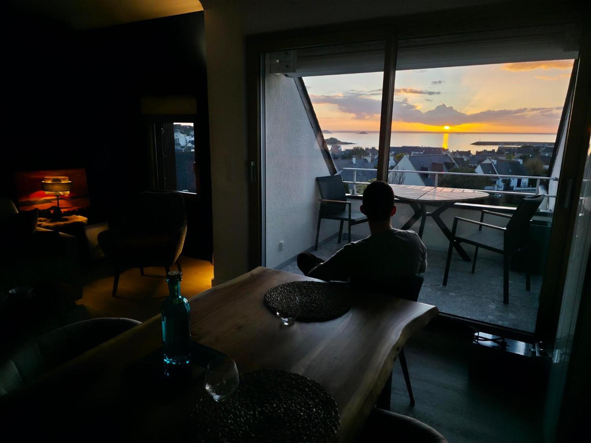 Appartement Bretagne Vue Mer Exceptionnelle Sur Les Hauts D'Erquy Au Calme ! Et Au Pied Du Gr34 Eksteriør bilde